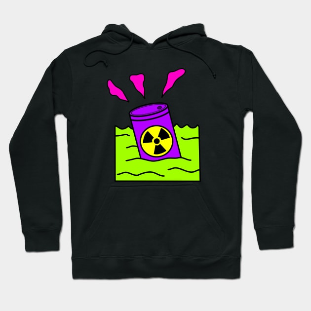 Toxic Water Hoodie by GiantAlienMonster